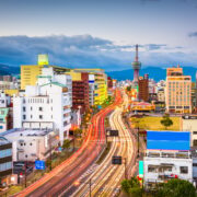 Beppu, Oita, Japan Skyline