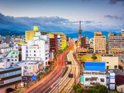 Beppu, Oita, Japan Skyline