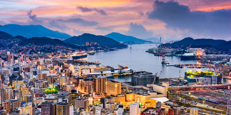 Nagasaki, Japan Skyline