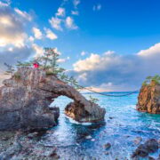 Noto Peninsula, Ishikawa, Japan at the Hatago Iwa Rock