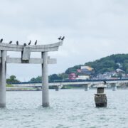 Stone torii in Fukuoka city