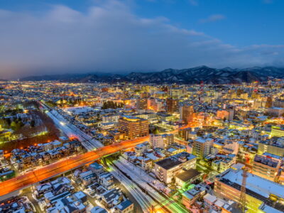 Yamagata, Japan Skyline